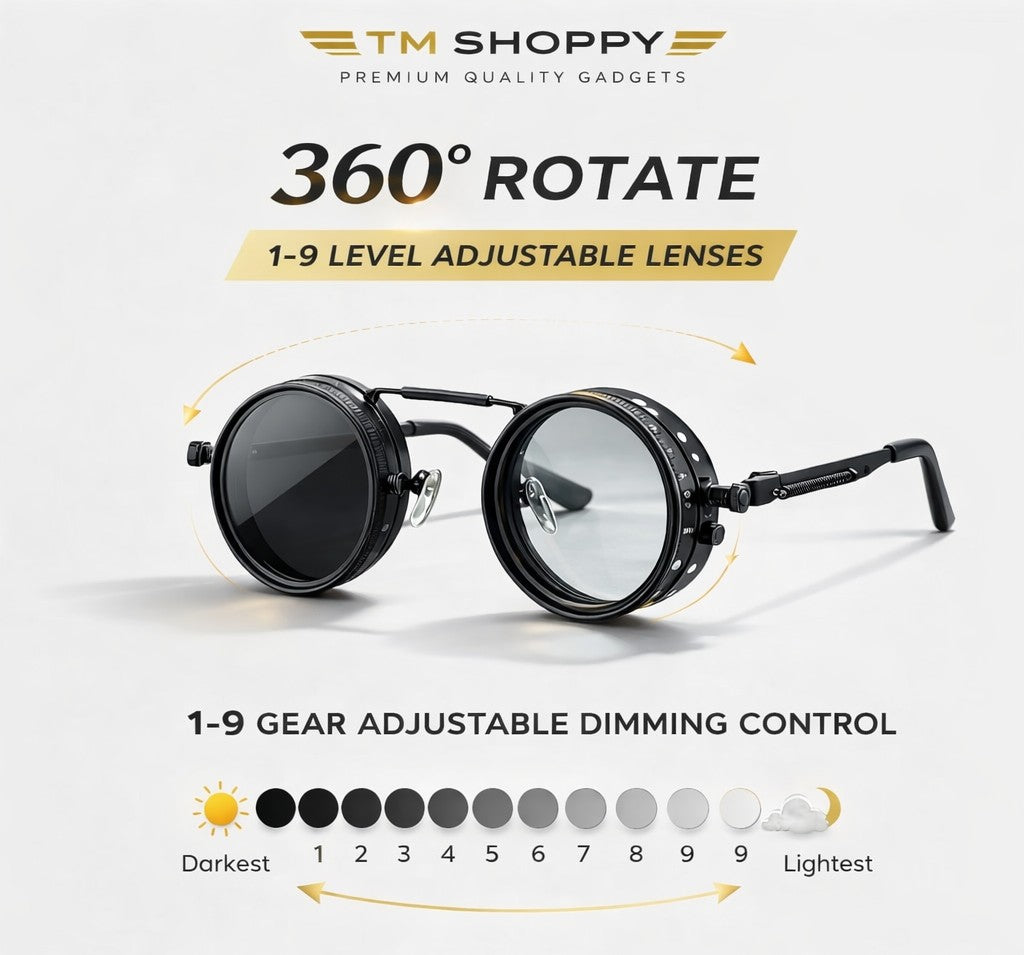 Adjustable Tint Polarized Sunglasses